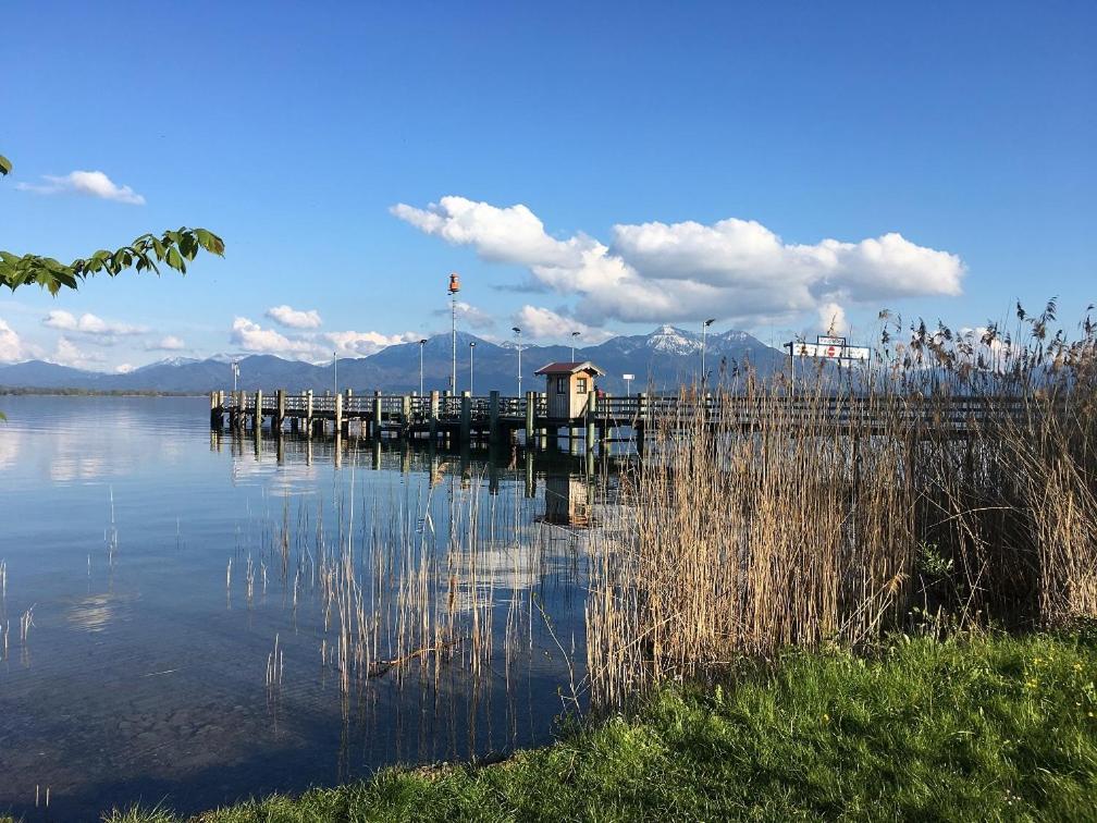 Feriennest Chiemseeglueck Übersee Esterno foto